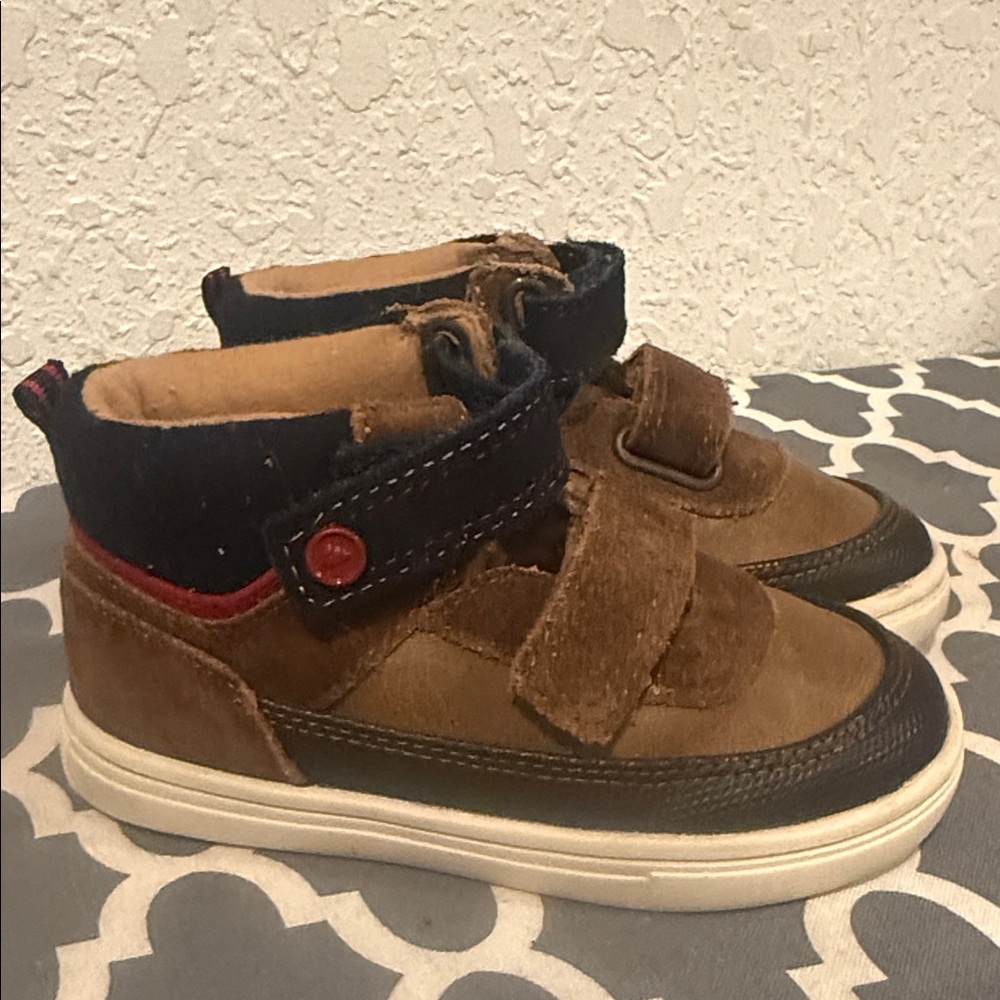 Mayoral Brown and Black Kids Boots
